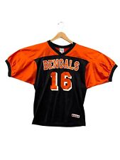 Vintage 90s Riddell Bengals Football Jersey Parks 16 Orange/ Black Mens Size XL
