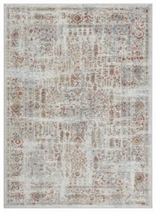 Brown Lined Scratches Faded Abstract Door Mat 4540 20558 - Aprx 1' 11" x 3' - Picture 1 of 2