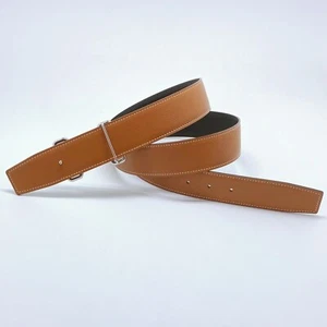 Handmade 38mm Reversible leather Belt Size 90,95,100,105 Free economy shipping - Picture 1 of 3