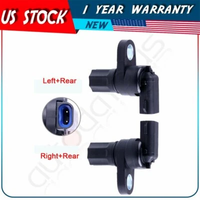 Sensor de velocidad de rueda ABS trasero de 2 piezas para Ford E-150 E-250 E-350 90-08 F-150 87-03 Foto 1 de 4