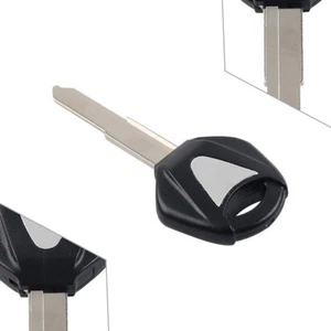 Motorcycle Uncut Blank Key Fit Yamaha YZF R1 R6 YZF600 FZ1 FZ6 MT07/09 Black - Picture 1 of 10