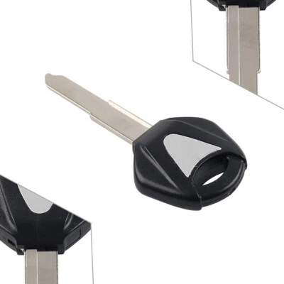 Motorcycle Uncut Blank Key Fit Yamaha YZF R1 R6 YZF600 FZ1 FZ6 MT07/09 Black - Image 1 of 4