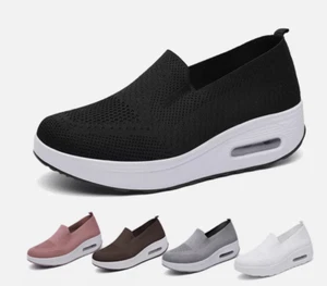 Damen Turnschuhe Laufschuhe Luftpolster Gymnastikschuhe Sport Jogging Turnschuhe - Bild 1 von 25