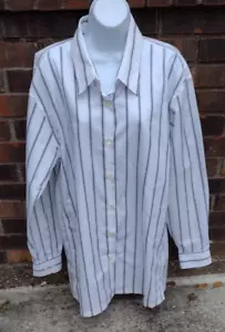 Dries Van Noten Shirt Poplin Oversized Striped Tunic Long Sleeve size S new - Picture 1 of 12