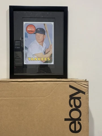 1969 Topps Mickey Mantle (Custom Mini Poser) Frame Not Included (READ) Cover
