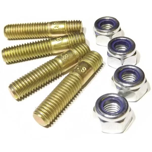 Weber/Dellorto/Solex IDF/DCOE/HPMX/DHLA/DRLA/ADDHE M8 8.8 studs 30mm, nylon nut - Bild 1 von 3