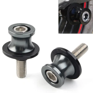 8mm Swingarm Spools Slider Swing Arm Stand For KAWASAKI ZX6R 2012-2021 - Picture 1 of 7