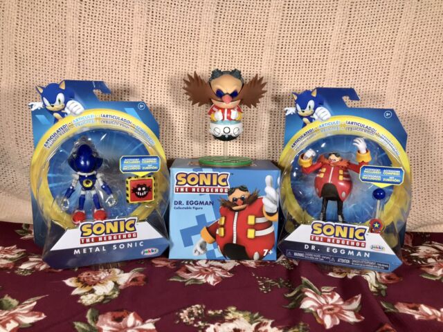 Boneco Sonic The Hedgehog Metal Sonic Articulado e Acessório