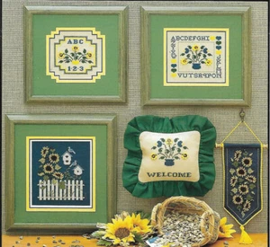 Sweetheart Tree - SUNFLOWER SAMPLINGS - 5 designs, c1995, OPP - Picture 1 of 1