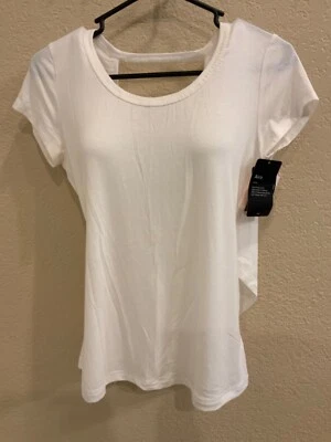 Prendas para el torso traseras elásticas blancas Champion C9 de lujo suaves ligeras para mujer Foto 1 de 4