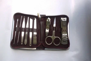 New 9 PCS Professional Nail Clipper Manicure Kit Pedicure Beauty Care Set - Picture 1 of 4