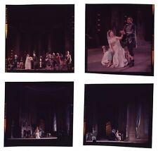 KF11-214 50s NY OPERA STAGE THEATRE 4PCS LOT ORIG 2 1/4" COLOR TRANSPARENCY