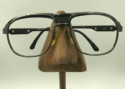 Gafas de sol vintage Maison De Frame Playmate negras Gunmetal cuadradas piloto Japón Foto 1 de 4