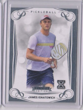 2023 Leaf Pickleball JAMES IGNATOWICH Silver Border Premier Edition Card #22