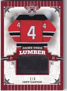 21-22 LEAF MADERA JUEGO - MADERA USADA - JEFF CARTER MEMOBABILIA /3 #GUL-JC1 - Imagen 1 de 1