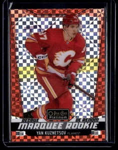 2024-25 O-Pee-Chee PLATINUM HOCKEY -ORANGE CHECKERS *Yan Kuznetsov RC,Near Mint - Picture 1 of 2