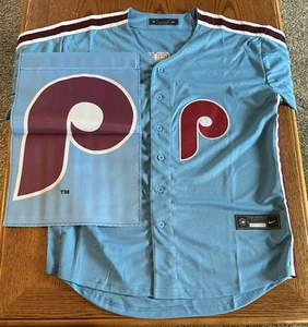 NWT Men’s XXXXXLarge Nike Bryce Harper Phillies Powder Blue Jersey Combo. 5XL  - Picture 1 of 3