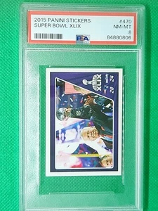 2015 Panini NFL Sticker #470 Robert Kraft ROOKIE PSA 8 New England Patriots - Bild 1 von 3