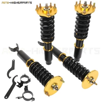 Coilovers Kits For 1992-2001 Honda Prelude 2.3L Adj. Height Strut Shocks - Image 1 of 4