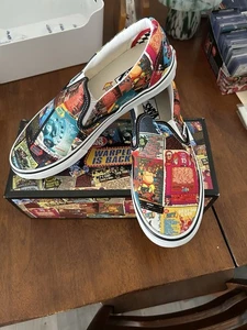 Vans Slip-on Warped Tour Poster Men’s Size 10 Limited Edition NEW WITH BOX - Picture 1 of 8