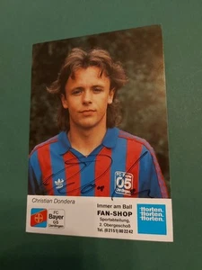 Bayer Uerdingen , C. Dondera , Autogrammkarte, Fussball - Bild 1 von 2