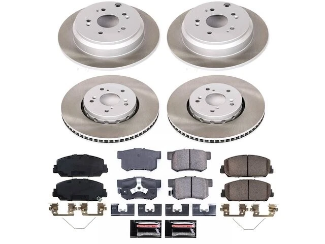 Kit de pastillas de freno delanteras y traseras y rotor para Acura RDX 2013-2018 2014 2015 KG499VY Foto 1 de 1