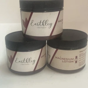 Earthley Wellness Gute Nacht Lotion Magnesium Lotion Aprikosenöl 6 Unzen Dreierpack - Bild 1 von 3