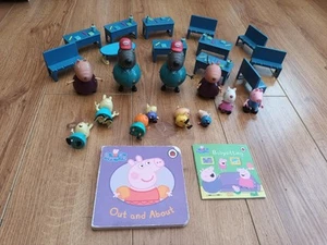 Paquete de juguetes Peppa Pig con accesorios libros y figuras - Imagen 1 de 13