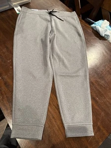 NWT 32 Degrees Women's Heat Tech Fleece Jogger Pants Grey Size X-Large - Picture 1 of 6