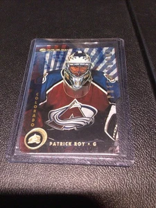 1997-98 Donruss Gold Press Proof /500 Patrick Roy #5 HOF - Imagen 1 de 2