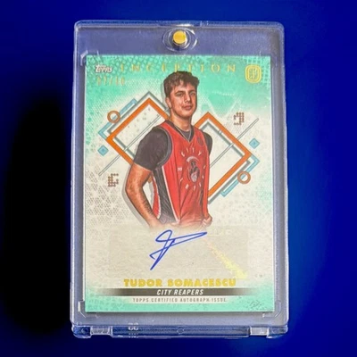 TUDOR SOMACESCU - 2022-23 TOPPS INCEPTION #IA-TS2 -  AUTO /10 - OTE CITY REAPERS - Image 1 of 3