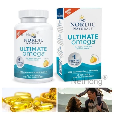 New listingNordic Naturals Ultimate Omega 2X-120 Soft Gels - High Strength Omega-3 Fish Oil