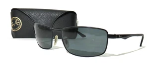 Gafas de sol Ray Ban RB 3498 61-17-135 monturas de metal negro, solo monturas - Imagen 1 de 11