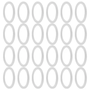 Guarnizione Anelli di Tenuta in Silicone per Coperchi Barattoli a Prova di Perdite (Confezione da 24, Regular6686 - Foto 1 di 7