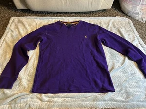 Polo Ralph Lauren Thermohemd Erwachsene Größe Small Lila Small Pony Herren - Bild 1 von 5
