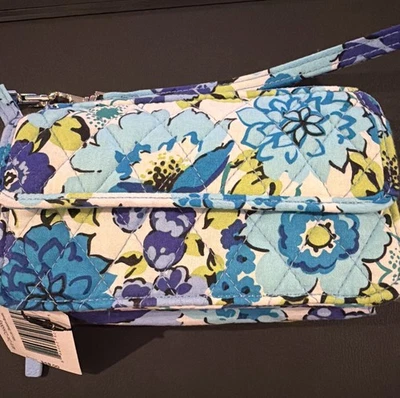 Vera Bradley All In One Women's Crossbody Wallet Blueberry Blossom NWT - Image 1 of 4