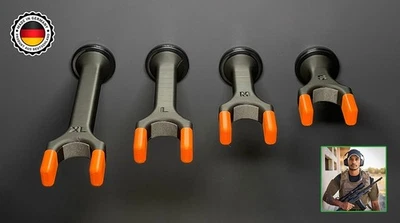 3D-4U.EU Langwaffenhalter / Gewehrhalter für Waffenschrank: Magnetisch! Versch. Größen!