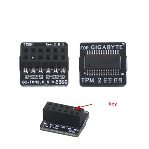 1PCS TPM 2.0 Security Module SPI 12Pin Security Module For GIGABYTE GC-TPM20 - Afbeelding 1 van 5