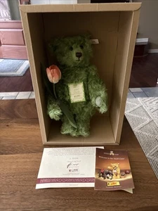 STEIFF Holland Tulip Bear With Growler Box Limited Edition 1997 Mint COA - Picture 1 of 9
