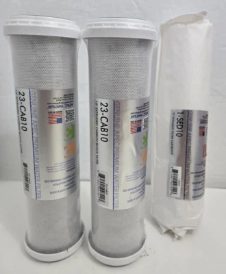APEC Water Systems Replacement Filters ULTIMATE RO USA Stage 1 2 3 - Image 1 of 4