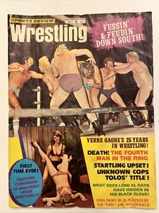 SPORTS REVIEW WRESTLING NOVEMBER 1974 APARTMENT WRESTLING WOMEN VERNE GAGNE - Imagen 1 de 8