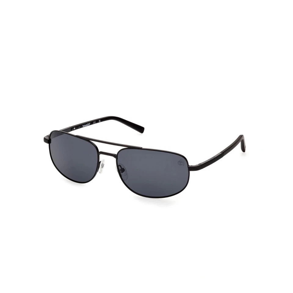 Gafas de sol Timberland TB9285 02D negro mate polarizadas de metal aviador 61-18-140 Foto 1 de 4