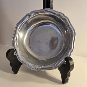 Vintage Wilton Armetale Zinn Queen Anne 7 Zoll Suppensalatschüssel, kleine Servierschale - Bild 1 von 6