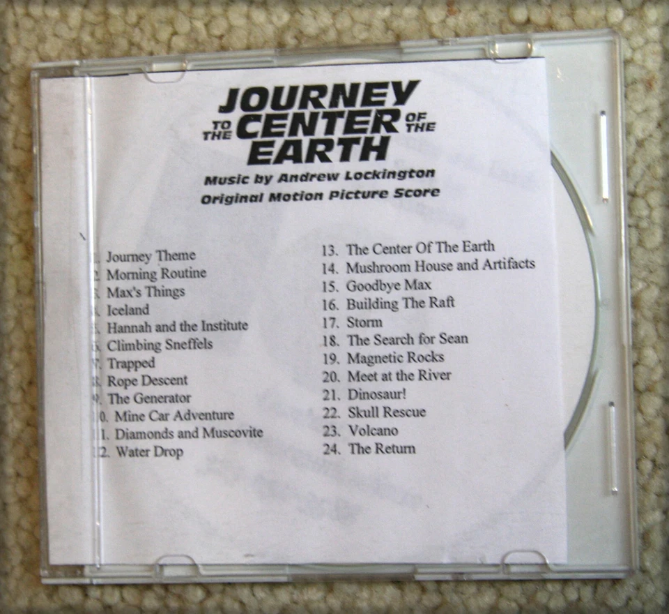 Journey to Center of Earth movie Soundtrack Score Promo Advance CD Lockington - Image 1 of 2