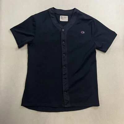 Camiseta deportiva de béisbol Champion azul marino de malla cosida para hombre talla XL Foto 1 de 4