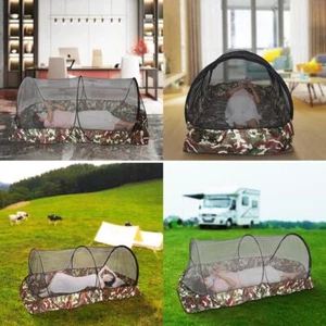 Portable Large Camping Mosquito Fly Net Hung Indoor Outdoor Netting Tent D8R7 - Picture 1 of 11