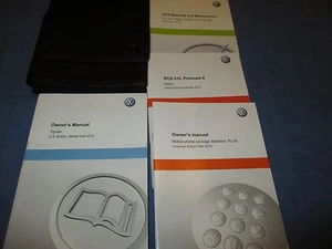 2015 VOLKSWAGEN VW TIGUAN OWNERS MANUAL SET W/ CASE 15 OEM - Bild 1 von 1