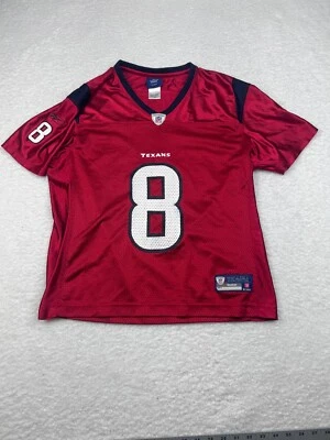 Houston Texans NFL Reebok Jersey Women's Large #8 SCHAUB On Field - Image 1 of 4