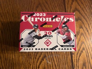 2023 Panini Chronicles Baseball Factory Sealed Blaster Box
