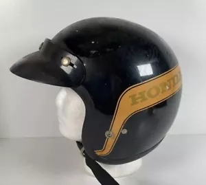 Vintage Shoei Honda Line Motorcycle Helmet Large 1975 Open Face - Bild 1 von 20